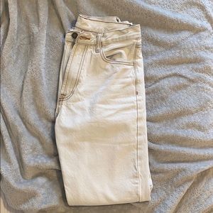 White Brandy Melville Painter Pants
